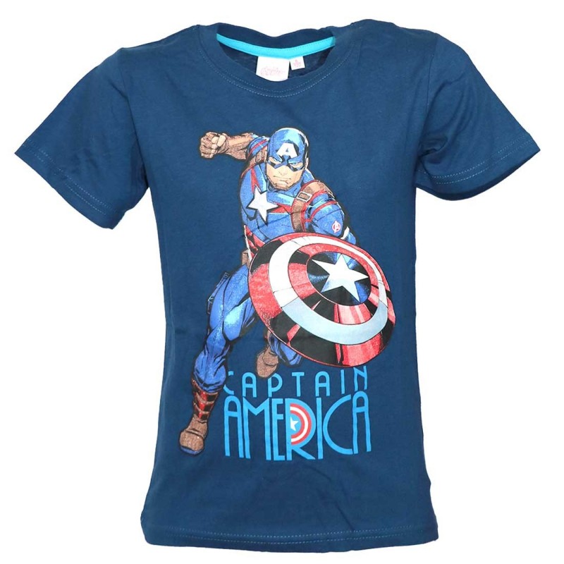 Marvel Avengers Capain America Μπλουζάκι αγόρια (DISA 05208)