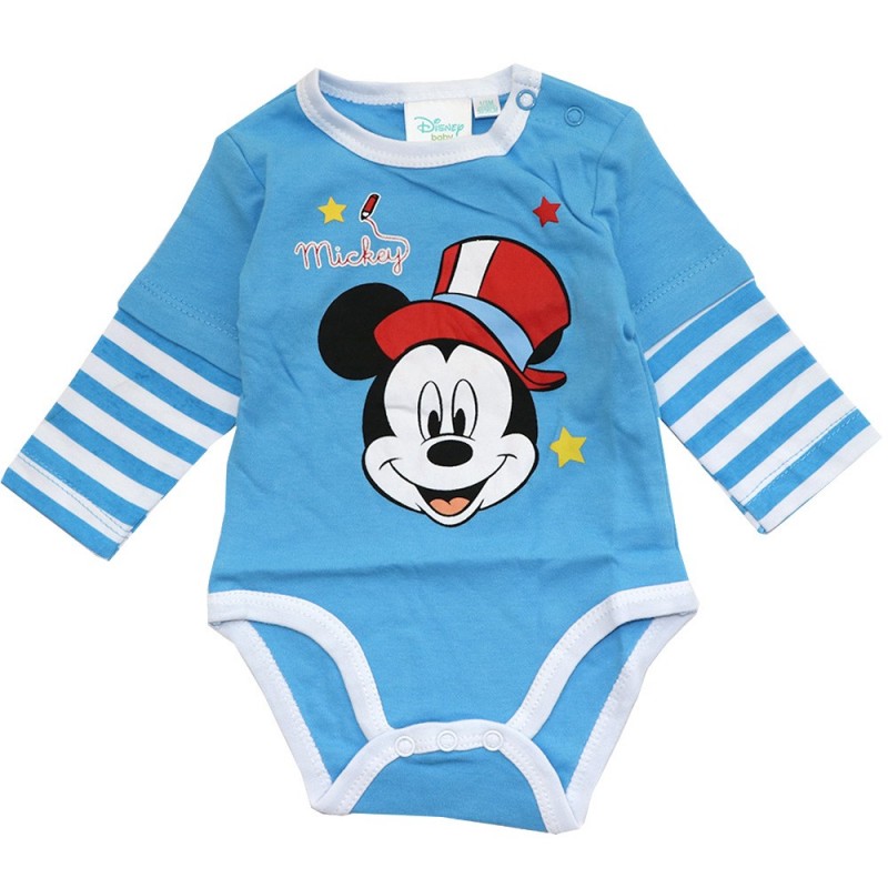 Disney Baby Mickey Mouse Βρεφικό βαμβακερό Ζιπουνάκι (91524Β)