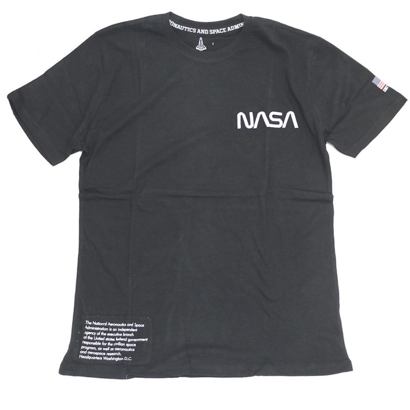 NASA ανδρικό Κοντομάνικο Μπλουζάκι (NASA 53 02 274/279) black