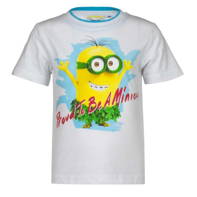 Minion Κοντομάνικο Μπλουζάκι Για αγόρια  (EP1018 White)