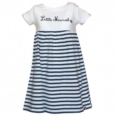 Little Marcel Παιδικό φόρεμα για κορίτσια (LMSE1044WHITE)