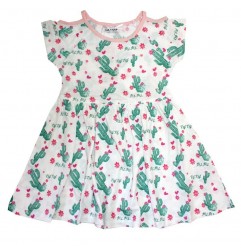 NAF NAF Παιδικό φόρεμα για κορίτσια (NNSE1032WHITE)